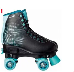 اسکیت کفشی چهارچرخ کودکانه  Muuwmi Rollschuhe Rollschuhe Disco türkis Größe 35-38