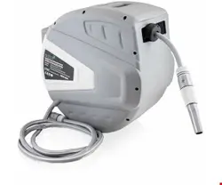 قرقره شیلنگ جمع کن دیواری و شیلنگ 30 متری بیتاکس BITUXX Gartenschlauchtrommel mit Aufrollautomatik 30m grau (MS-17757)