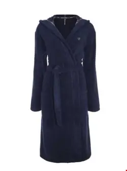 حوله حمام تن پوش زنانه و مردانه مارک او پلو آلمان Marc O Polo Classic (with hood) Navy Bademantel