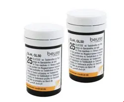 نوار تست قند خون 50 عددی بیورر آلمان Beurer GL44/50 Teststreifen 2 x 25 Stk