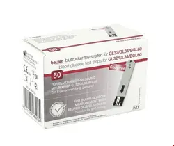 نوار تست قند خون 50 عددی بیورر آلمان Beurer Gl 32 / Gl 34 / Bgl 60 Blutzuckerteststreifen (50 Stk.)