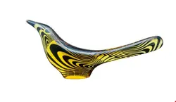 مجسمه دکوری آنتیک قدیمی پرنده Abraham Palatnik  Bird Kinetic Sculpture in Acrylic Resin Brazil c 1960