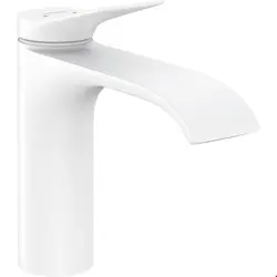 شیر مخلوط روشویی پایه کوتاه هانس گروهه آلمان Hansgrohe Vivenis 110 Einhebel Waschtischmischer mattweiß 75020700