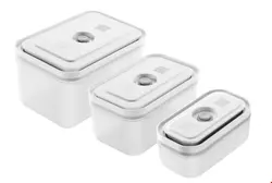 ست 3 پارچه ظروف نگهداری مواد غذایی زولینگ آلمان ZWILLING Fresh  Save Vakuum Boxset 3-teilig S/M/L
