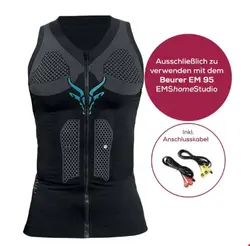 لباس ورزشی لاغری ای ام اس مردانه بیورر آلمانANTELOPE by Beurer EMS-TANK-TOP Männer als Erweiterung zum EM 95 EMShomeStudio Größe S