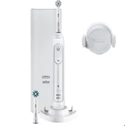 مسواک برقی اورال بی آمریکا Oral-B Genius 10100S weiß + 2 Aufsteckbürsten