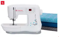 چرخ خیاطی 70 کاره سینگر آمریکا Singer Nähmaschine Featherweight C240, 70 Programme