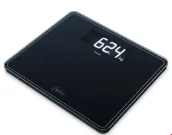 ترازو شیشه ای بیورر آلمان Glaswaage GS 400 SignatureLine Black