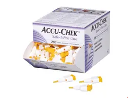سوزن لانست تست قند خون 200 عددی اکیو چک آلمان Accu-Chek Safe T Pro Uno II (200 Stk.)