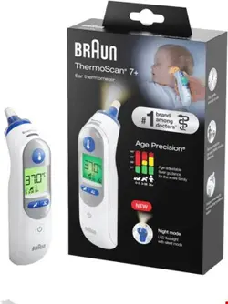 دما سنج تب سنج براون آلمان Braun ThermoScan 7  Infrarot Ohrthermometer