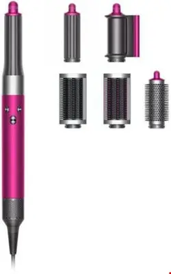 سشوار برس دار چرخشی چند منظوره دایسون انگلستان Dyson Airwrap Multi-Haarstyler Complete Fuchsia/Nickel