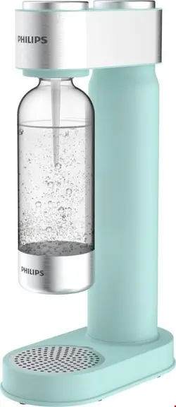 دستگاه نوشابه ساز و آب گاز دار فیلیپس هلندPhilips Water ADD4902MT-10 GoZero Wassersprudler-plastik-1 Liter- Mint