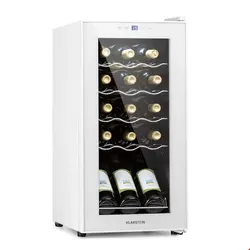 یخچال بطری سرد کن 44 لیتری کلارشتاین آلمان Klarstein Shiraz 15 Slim Uno Weinkuhlschrank Weiß  44 Ltr