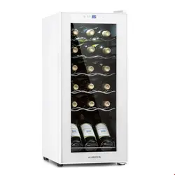یخچال بطری سرد کن 50 لیتری کلارشتاین آلمان Klarstein Shiraz 18 Slim Uno Weinkühlschrank Weiß 50 Ltr