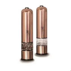 ست آسیاب نمک و فلفل برقی برلینگر هاوس مجارستان Berlinger Haus Salt / Pepper Mill Set BH/1905 Rose Gold Collection