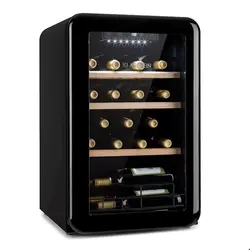یخچال بطری سرد کن 70 لیتری کلارشتاین آلمان Klarstein Vinetage 19 Uno Weinkuhlschrank Schwarz 70 Ltr