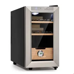 دستگاه رطوبت ساز سیگار برگ 20 لیتری کلارشتاین آلمان Klarstein El Presidente 23 Humidor Silber