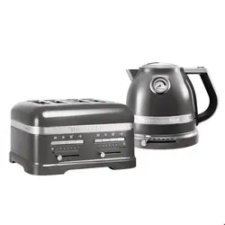 ست کتری برقی توستر 4 اسلاید اتومات کیچن اید آمریکا KitchenAid ARTISAN FRÜHSTÜCKSSET (TOASTER FÜR 4 SCHEIBEN)