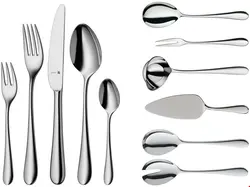 سرویس قاشق چنگال 66 پارچه وی ام اف آلمان WMF Besteck-Set Merit Cromargan Edelstahl18-10-66-teilig