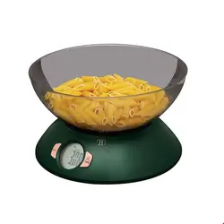 ترازو دیجیتال آشپزخانه برلینگر هاوس مجارستان BERLINGER HAUS KITCHEN SCALE WITH A BOWL  BH-9292 EMERALD COLLECTION