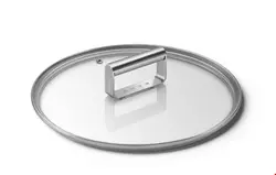 درب قابلمه و ماهیتابه اسمگ ایتالیا Smeg CKFL3001 Glasdeckel 30 cm passend zum Smeg Cookware Sortiment CKFL3001