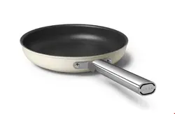 ماهیتابه 30 سانت اسمگ ایتالیا Smeg CKFF3001 Bratpfanne 30 cm im 50er Jahre Design CKFF3001CRM