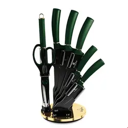 ست چاقو آشپزخانه 8 پارچه برلینگر هاوس مجارستان BERLINGER HAUS 8-PIECE KNIFE SET  BH-2563 EMERALD COLLECTION