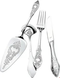 سرویس قاشق چنگال 24 پارچه بی اس اف زولینگ آلمان BSF Ostfriesen 18 10 mit Kaffeelöffel 24 teilig