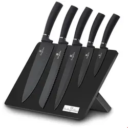 ست چاقو آشپزخانه 6 پارچه برلینگر هاوس مجارستان BERLINGER HAUS 6-PIECE KNIFE SET  BH/2578 CARBON PRO COLLECTION