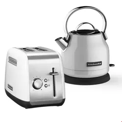 ست کتری برقی و توستر کیچن اید آمریکا KitchenAid CLASSIC FRÜHSTÜCKSSET/ Weiß