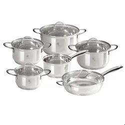سرویس قابلمه ماهیتابه 11 پارچه برلینگر هاوس مجارستان BerlingerHaus KITCHENWARE SET SILVER JEWELERY COLLECTION BH-6661