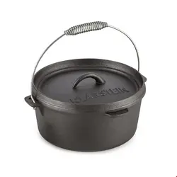 قابلمه باربیکیو اجاق هلندی 4 لیتری کلارشتاین آلمان Klarstein Hotrod 45 Dutch Oven Schwarz