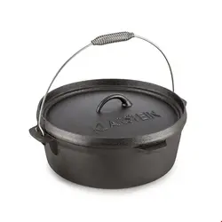 قابلمه باربیکیو اجاق هلندی 5.7 لیتری کلارشتاین آلمان Klarstein Hotrod 60 Dutch Oven Schwarz