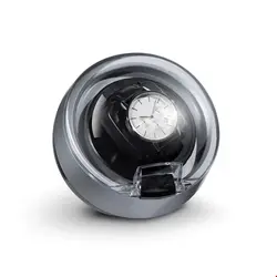 جعبه ساعت مچی و نگهدارنده شارژ اتوماتیک کلارشتاین آلمان Klarstein St. Gallen ll Premium Uhrenbeweger Silber