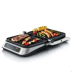 گریل باربیکیو آرندو آلمان Arendo Kontaktgrill-Kontaktgrill mit Digitalsteuerung Tischgrill -Sandwichmaker 1900 W