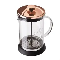 دمنوش ساز دستی 350 میلی لیتر برلینگر هاوس مجارستان Berlinger Haus Coffee / Tea Plunger 350ml  BH/1493 Rose Gold Edition