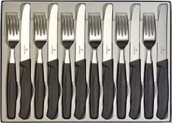 سرویس قاشق چنگال 12 پارچه ویکتورینوکس سوئیس Victorinox SwissClassic Tafelbesteck 12-teilig