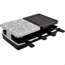 گریل راکلت پز سینتروکس آلمان Syntrox Germany Raclette Grill Brugg mit geteilter Platte