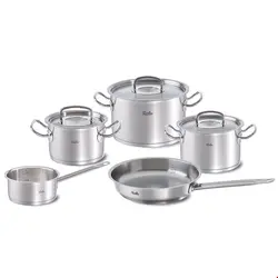 سرویس قابلمه 5 پارچه فیسلر آلمان Fissler original-profi collection Topf-Set 5-tlg mit Pfanne und Stielkasserolle