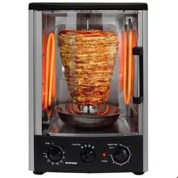 دستگاه دونر کباب جوجه گردان فر رومیزی خانگی سینتروکس آلمان Syntrox Germany Backofen  Dönergrill Lugo 2 in 1  Modell 23 Liter
