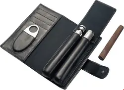 ست کیف جا فندکی جا سیگار برگ فیلیپی آلمان Philippi Churchill Genießer Set