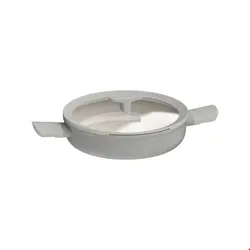 ماهیتابه درب دار 26 سانت برگهف بلژیک Berghoff Doppelgriffige Schmorbratenpfanne mit Deckel Balance Moonmist 26 cm - Leo