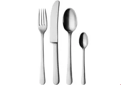 سرویس قاشق چنگال 24 پارچه جورج جنسن دانمارک Georg Jensen Copenhagen 24-teilig mattiert