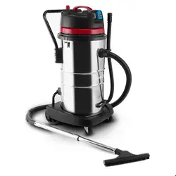 جارو برقی مرطوب خشک صنعتی 60 لیتری کلارشتاین آلمان Klarstein Reinraum Industriesauger Rot Nass-Trocken-Sauger