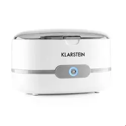 دستگاه شستشو تمیز کننده طلا و جواهرات اولتراسونیک دیجیتال کلارشتاین آلمان Klarstein Superpure Ultraschallreiniger Weiß