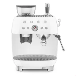قهوه ساز اسپرسو ساز آسیاب دار اسمگ ایتالیا Smeg Espresso manuele koffiemachineu EGF03WHEU