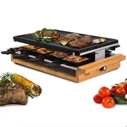 گریل راکلت پز سینتروکس آلمان Syntrox Germany Raclette Grill Rüti mit 8 Pfännchen