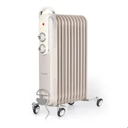 شوفاژ برقی کلارشتاین آلمان Klarstein Thermaxx Retroheat Ölradiator Taupe 2500 watt