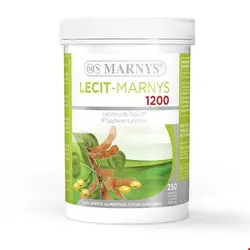 کپسول مکمل سویا بدون مواد تراریخته مارنیس اسپانیا MARNYS Lecit-Marnys Soya Lecithin 250 capsules * 1200 mg MN416