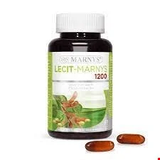 کپسول مکمل سویا بدون مواد تراریخته مارنیس اسپانیا MARNYS Lecit-Marnys Soya Lecithin capsules 150 * 500 mg capsules MN410